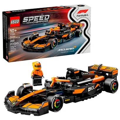 LEGO Speed Champions: Гоночный автомобиль McLaren F1 Team MCL38, 269 деталей (77251) - фото 1