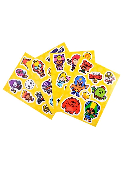 Набор наклеек Brawl Stars, А5 - фото 2