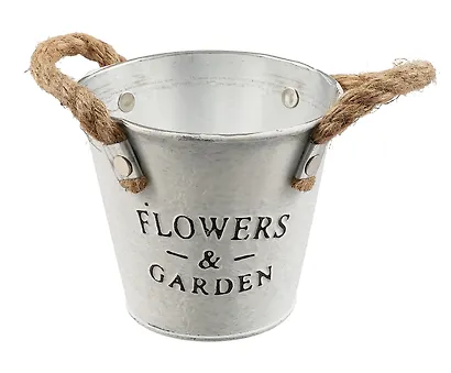Декоративное изделие из жести ведро (ассорти) - фото 11