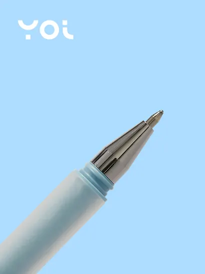 Ручки гелевые синие 12 штук "Spring" 0,7 мм, в ассортименте, Yoi - фото 2