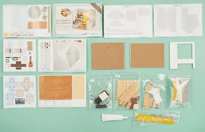 Румбокс MiniHouse DIY "Моя комната - мои правила!". Сборная модель (14.5х11.5х10.5) - фото 2