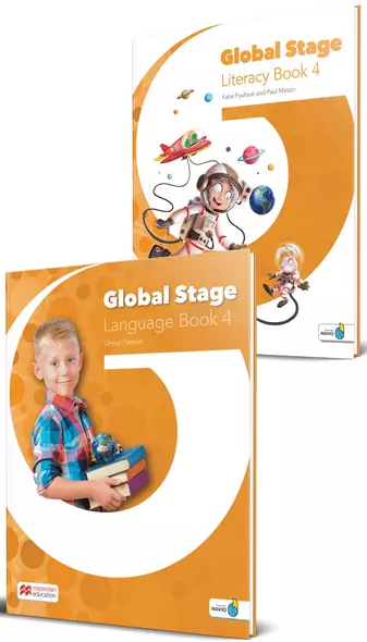 Global Stage 4. Literacy Book 4 and Language Book 4 with Navio App (комплект из 2 книг) - фото 1