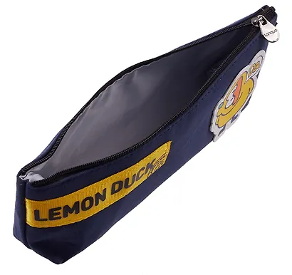 Пенал на молнии Lemon Duck (ткань) (ПВХ) (24х8) - фото 4