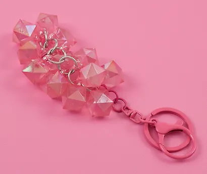 Брелок Виноград кристаллы перламутровый (ПВХ) (8см) (12-102481B-202412-K34) - фото 3