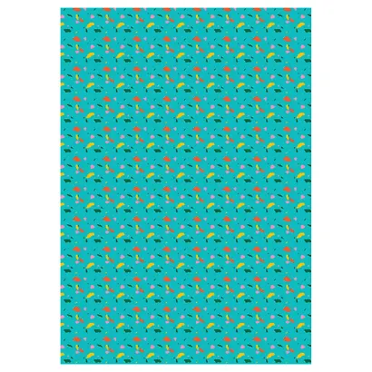 Бумага упаковочная 70*100см "Golden Pattern" инд.уп., ассорти - фото 9