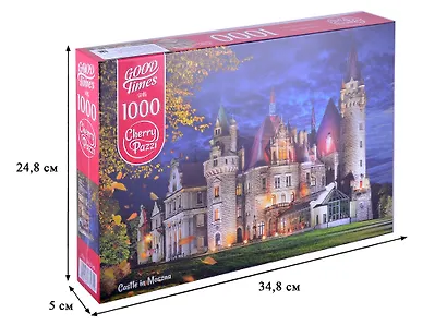 Пазл 1000 дет. Замок в Мошне, Польша  Cherry Pazzl 30349 - фото 2