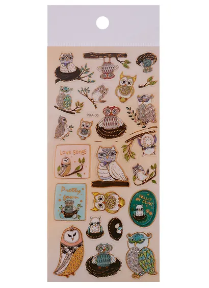 Наклейки PVC Совы - фото 1