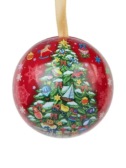 Елочный шар с новогодним пожеланием Кролик (металл) (6,5) - фото 4