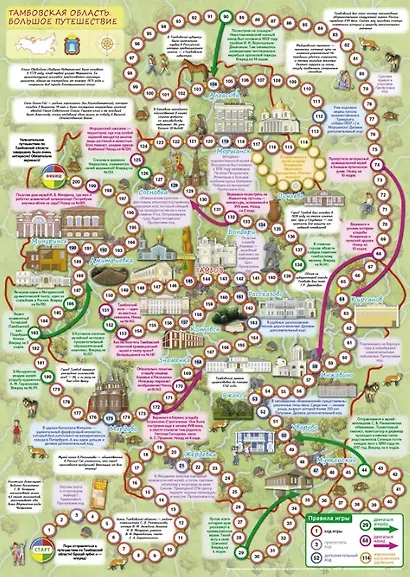 Тамбовская область. Большое путешествие. Настольная игра - фото 3