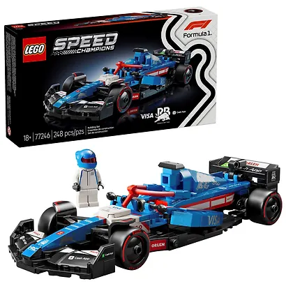 LEGO Speed Champions: Гоночный автомобиль Visa Cash App RB VCARB 01 F1, 248 деталей (77246) - фото 1