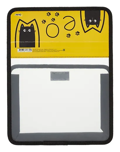 Папка для тетрадей А5 "Мяу" липучка, Оникс - фото 2