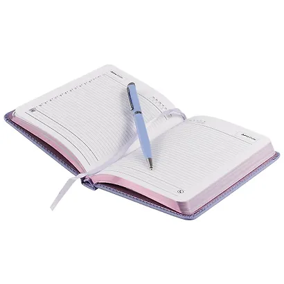 Ежедневник Listoff Amethyst лавандовый, недатированный, А6 - фото 4