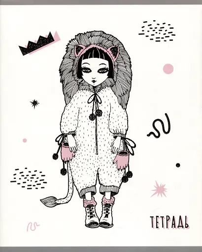 Тетрадь общая «Kitty girls» в ассортименте, 96 листов в клетку, А5 - Listoff - фото 6