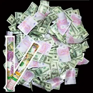 Пневмохлопушка в металлической тубе Денежный взрыв (40 см) (8240Money) - фото 2