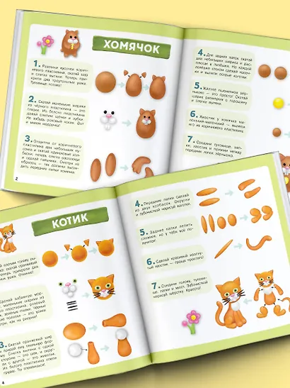 Домашние питомцы. Лепим из пластилина: смотри и повторяй - фото 5