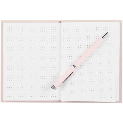 Записная книжка А6 80л тчк. "MATERIALS. MARBLE" интегр.обл., ламинация soft touch, тиснение фольгой - фото 3