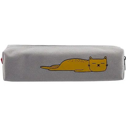 Пенал на молнии "Кот на отдыхе", ткань, 20 х 5,5 - фото 5
