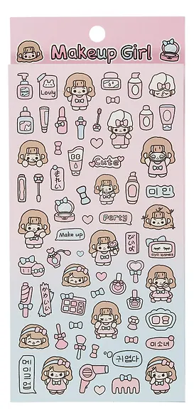 Наклейки Makeup Gerl, PVC - фото 1