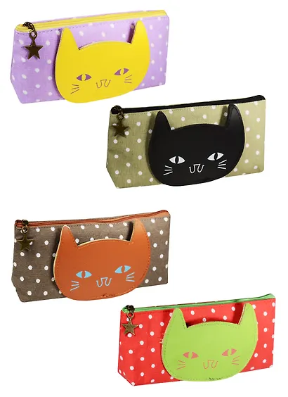 Пенал-косметичка "Коты" в горошек - фото 3