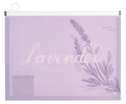 Папка на молнии А4 «Lavender», с расширением, в ассортименте, Yoi - фото 4