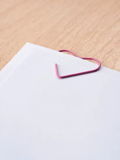 Скрепки 28 мм, 12 штук, "Сердце" - фото 5