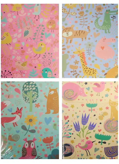 Тетрадь нелинованная Secret garden, 32 листа, в ассортименте - фото 1