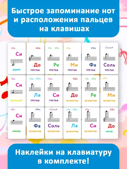 Детский самоучитель игры на фортепиано: с наклейками - фото 6