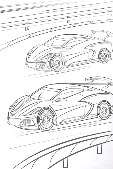 РАСКРАСКА А5 эконом. КРУТЫЕ ГОНКИ - фото 3