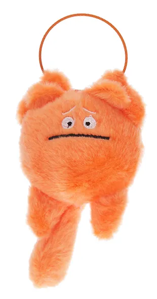 Брелок-обвес на сумку Чудик оранжевый (плюш) (9х6) (12-202509-YSK-81) - фото 2