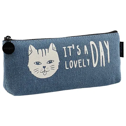 Пенал на молнии «Fine, easy, how, lovely», 20 х 8 см - фото 1