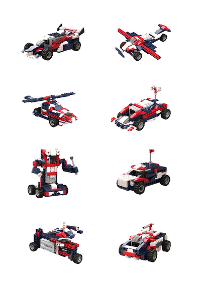 Электронный конструктор Apitor Robot T 8в1 Арт. alilo-apitort - фото 2