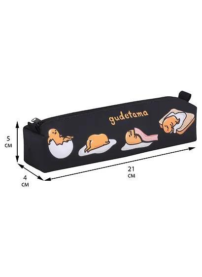 Пенал-косметичка объемный "Gudetama", черно-желтый - фото 2