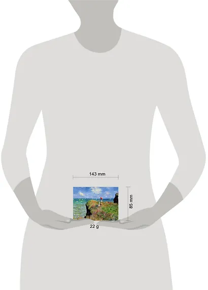 Кардхолдер. Моне. Прогулка по скалам Пурвиля (в форме книжки) (Арте) - фото 3