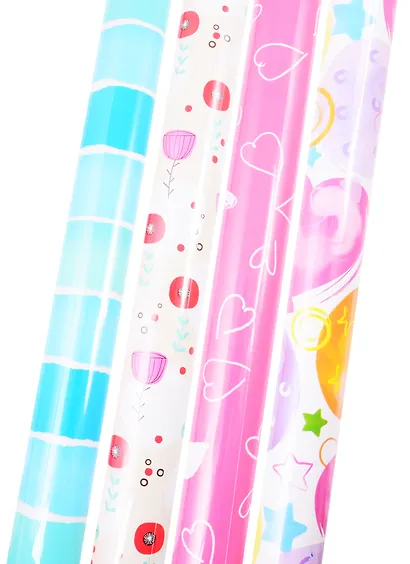 Бумага упаковочная 70*100см "Сердца" суперглад., инд.уп., ассорти - фото 3