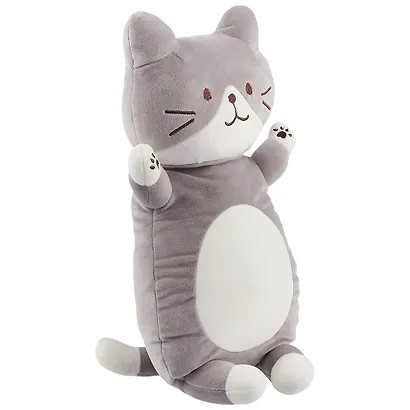 Мягкая игрушка «Кот серый на спине», 45-50 см - фото 2