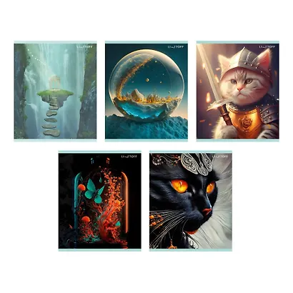 Тетрадь в клетку Listoff, "Фантастическая серия", 48 листов, в ассортименте - фото 1