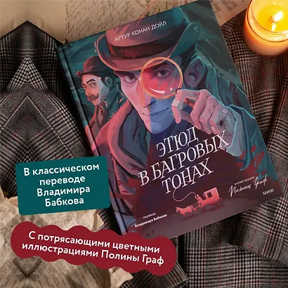 Этюд в багровых тонах (с иллюстрациями Полины Граф) - фото 5