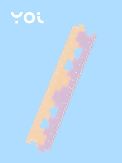 Линейка Yoi, "Пазл", 15 см - фото 2