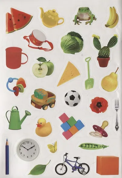 Книжка с наклейками "Мои первые слова" - фото 2