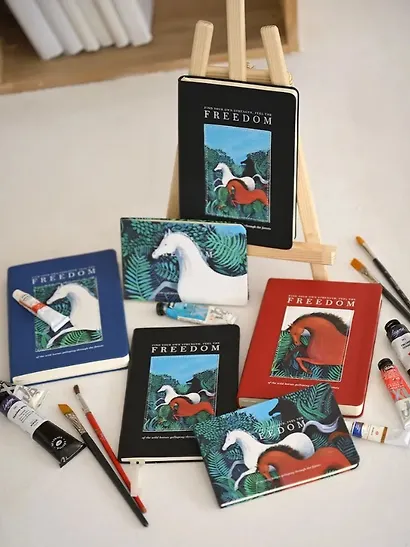 Ежедневник дат. 2026г. А5 176л 140x200 мм "Art" синий, иск.кожа, интегр.переплет, скругл.углы - фото 11