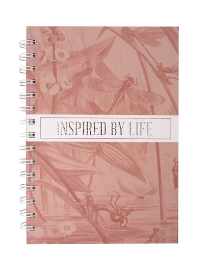 Тетрадь 120 листов, клетка, "Floreale. Coral" - фото 1