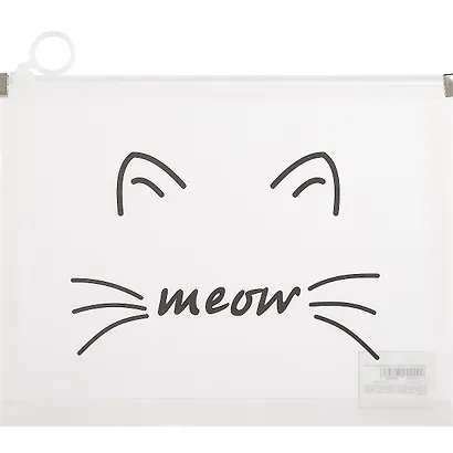 Папка на молнии «Meow», А5 - фото 1
