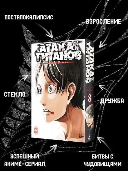 Атака титанов. Книга 8 (Том 15, 16) (Attack on Titan / Атака на титанов / Shingeki no Kyojin). Манга - фото 4
