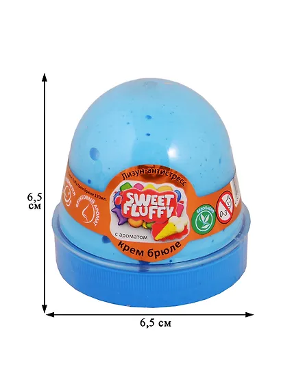 Лизун-антистресс TM Mr.Boo Sweet fluffy Крем Брюле - фото 2