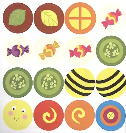 Большие кружочки. Многоразовые наклейки. Выпуск 4 - фото 4