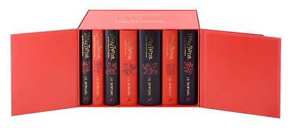 Комплект Harry Potter Gryffindor House Editions Hardback Box Set - фото 2