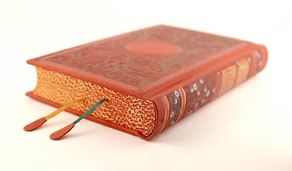 Мудрость мировых религий. Большая книга афоризмов и притч. Коллекционное иллюстрированное издание на бумаге премиум-класса в инкрустированном переплете ручной работы с четырьмя видами тиснения и украшенным обрезом. Уникальный тираж 10 экземпляров - фото 5