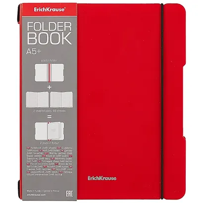 Тетрадь в клетку Erich Krause, Folder book, 96 листов, в ассортименте - фото 4