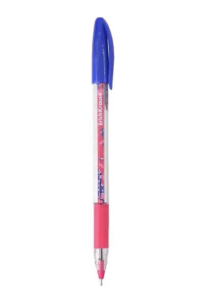 Шариковая ручка синяя 1 мм, U-109 Stick&Grip, Erich Krause - фото 4