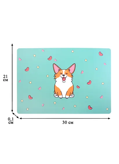 Покрытие на стол А4 "Corgiis life" - фото 5